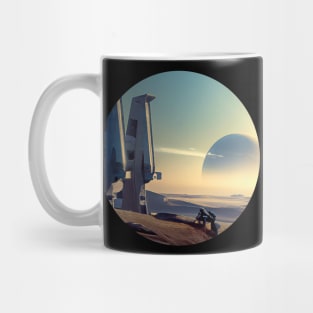 Future world Art Print Mug